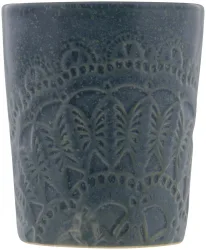 Espresso Cup Mandala 110ml blau