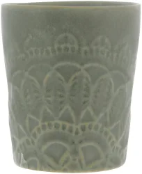 Espresso Cup Mandala 110ml grün