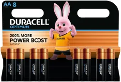 Duracell Batterien Optimum Aa/Lr6 8 Stück