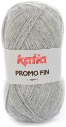 Katia Promo-Fin 0572 Handstrickgarn Acryl hellgrau 50g