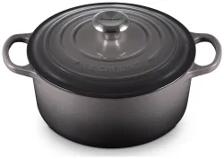 Le Creuset Bräter Rund Signature grau 2.4L 20cm