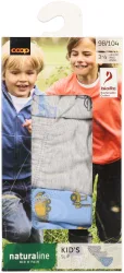Naturaline Textil Kids Slip Baustelle grau 122/128
