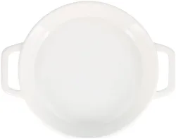 Ladelle Homestead Auflaufform mit Griff rund weiss 25cm