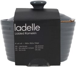 Ladelle Homestead Ramekin m. Deckel anthrazit 10.5cm