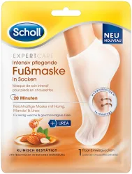 Scholl Expert Care intensiv pflegende Fussmaske Honig & Mandel