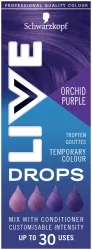 Schwarzkopf Live Temporary Colour Drops Orchid Purple 30 ml