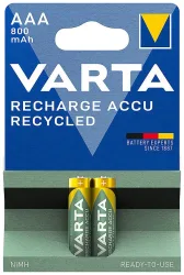 Varta Accu RecycLED AAA/lr03 800mah 2 Stück