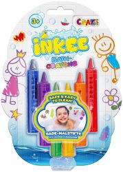 Craze - Inkee Bade-Malstifte 6er-Set, Multicolor