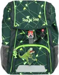 Step BY Step Schulranzen Set Kid Shine Dino Night (13 l, Grün)