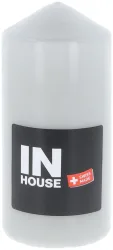 Inhouse Zylinderkerze 70x150mm hellgrau