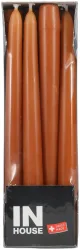 Inhouse Spitzkerzen ingwer 2.2x24cm 12 Stück