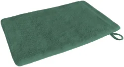 Inhouse Waschhandschuh Gots 15x21 dunkelgrün