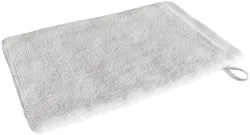Inhouse Waschhandschuh Gots 15x21 silber