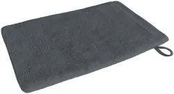 Inhouse Waschhandschuh Gots 15x21 schwarz