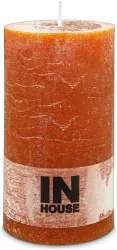 Inhouse Zylinderkerze Rustic 100x180 Cognac