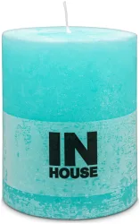 Inhouse Zylinderkerze Rustic 100x120 Minze