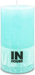 Inhouse Zylinderkerze Rustic 100x180 Minze