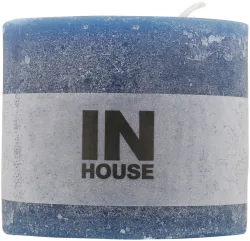 Inhouse Zylinderkerze 120x100 Petrolblau