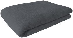 Inhouse Duschtuch Gots 70x140 schwarz