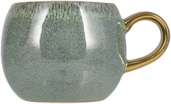 Luxury Mug grün/gold 400ml