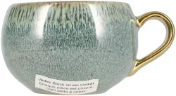 Mug Luxury 200ml grün/gold