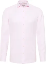 Eterna Slim FIT Cover Shirt Twill Langarm rosa 39