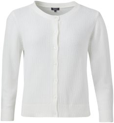 Naturaline Textil Naturaline Damen Strickjacke weiss L