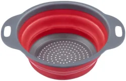 Westmark Abtropfsieb faltbar grau rot 22cm