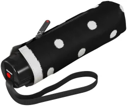 Knirps T.020 small manual dot art schwarz