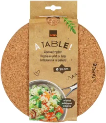 À Table! Korkuntersetzer rund 20cm 2 Stück