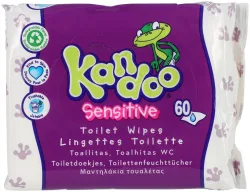 Kandoo Toilettenfeuchttücher Sensitive 60 Stück