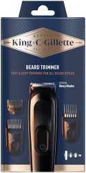 Gillette Bartschneider elektrisch King C. Elektrischer Barttrimmer 1STGillette Rasierer King C. Elektrischer Barttrimmer