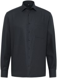 Eterna Comfort FIT Hemd Twill Langarm dunkelgrau 42