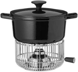 Kisag - Fleischfondue-Set, 20CM/2.3L, Black