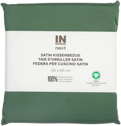 Inhouse Kissen Gots Satin 40x60 gras