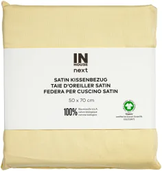 Inhouse Kissen Gots Satin 50x70 kamille