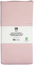 Inhouse Duvet Gots Satin 160x210 rosa