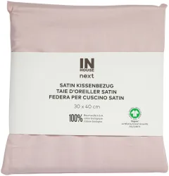 Inhouse Kissen Gots Satin 30x40 rosa