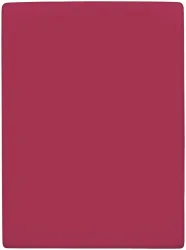 Inhouse Fixleintuch Gots Satin 90 x 200 bordeaux, Matratzenhöhe bis zu 22 cm