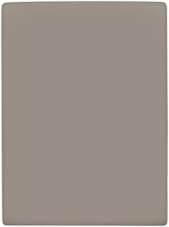 Inhouse Fixleintuch Gots Satin 140 x 200 taupe, Matratzenhöhe bis zu 22 cm