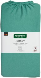 Naturaline Textil Bio Fixl. Jersey 160x200 aqua