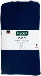 Naturaline Textil Bio Fixl. Jersey 180x200 navy