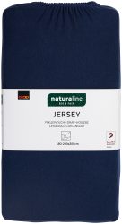 Naturaline Textil Bio Fixl. Jersey 180x200 marinenblau