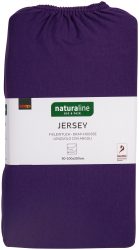 Naturaline Textil Bio Fixl. Jersey 90x200 violet