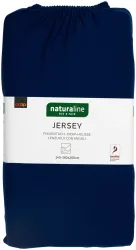 Naturaline Textil Bio Fixl. Jersey 160x200 navy