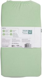 Naturaline Textil Bio Fixl. Jersey 90x200 lindengrün