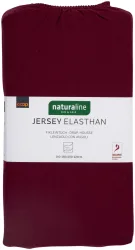 Naturaline Textil Bio Fixl. Jersey EA 160x200 bordo