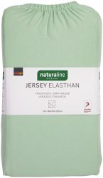 Naturaline Textil Bio Fixl. Jersey EA 160x200 lindengrün