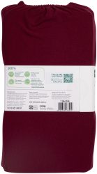 Naturaline Textil Bio Fixl. Jersey EA 180x200 bordo