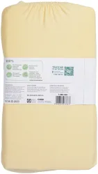 Naturaline Textil Bio Fixl. Jersey EA 90x200 hellgelb
